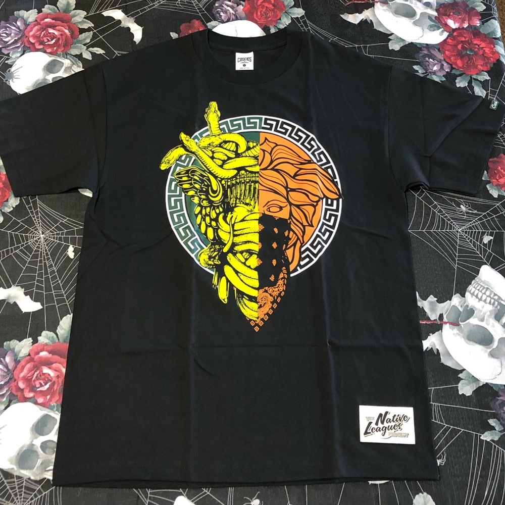 NEW 2010 CROOKS & CASTLES x TRUE SF COLLAB SHIRT L